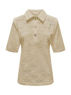 Triple Nine - Travel Top Merel Beige - 6948 top - Est Voilà