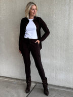 Triple Nine - Travel Blouse Mireille Donkerbruin - 4101 Blouse - Est Voilà