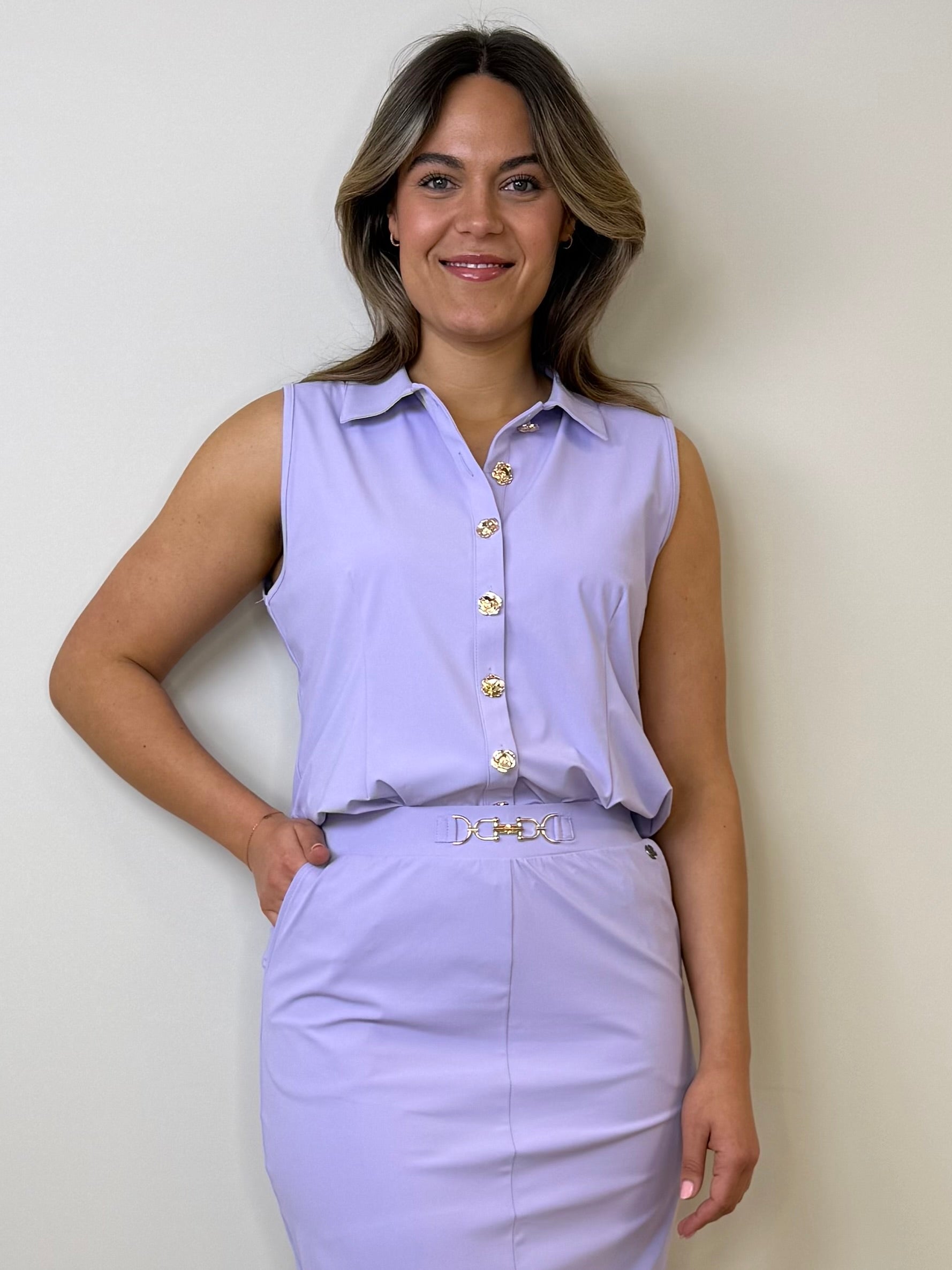 Triple Nine - Travel Blouse Marien Lila - 5932 Blouse - Est Voilà