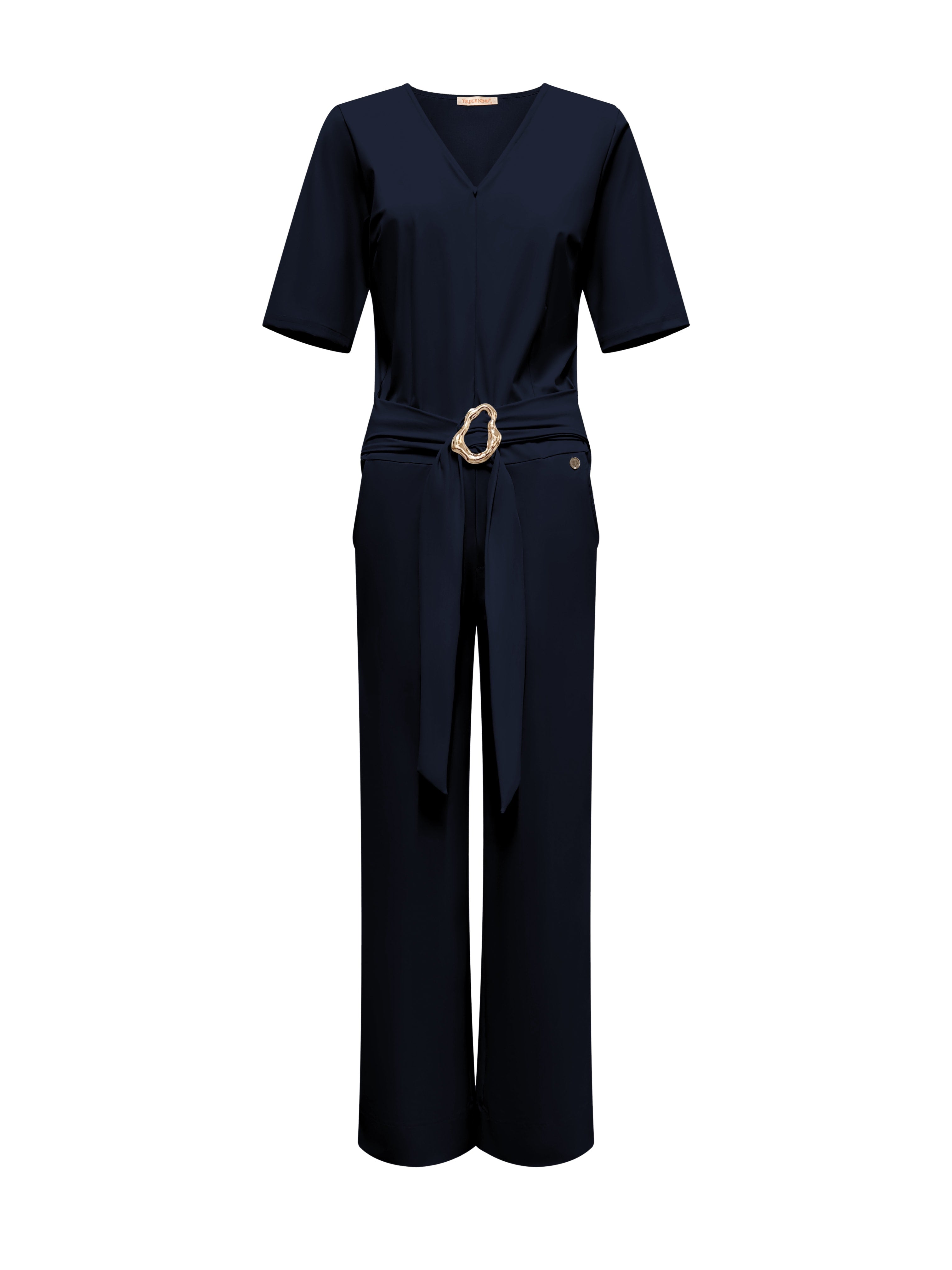 Triple Nine - Travel Jumpsuit Mila Zwart - 51908 Jumpsuit - Est Voilà