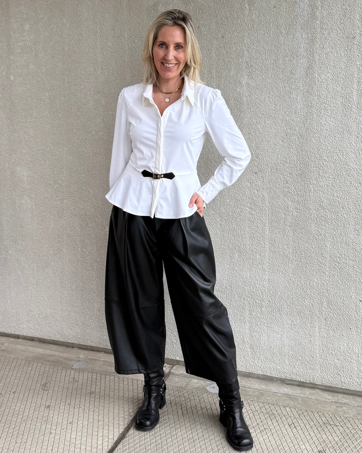 Triple Nine - Travel Blouse Simona Wit - 5950 Blouse - Est Voilà