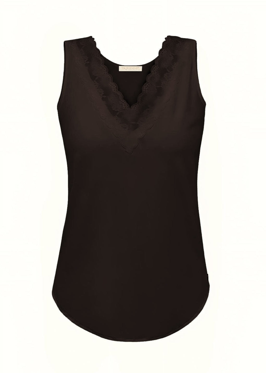 Triple Nine - Travel Top Marly Donkerbruin - 6913 top - Est Voilà