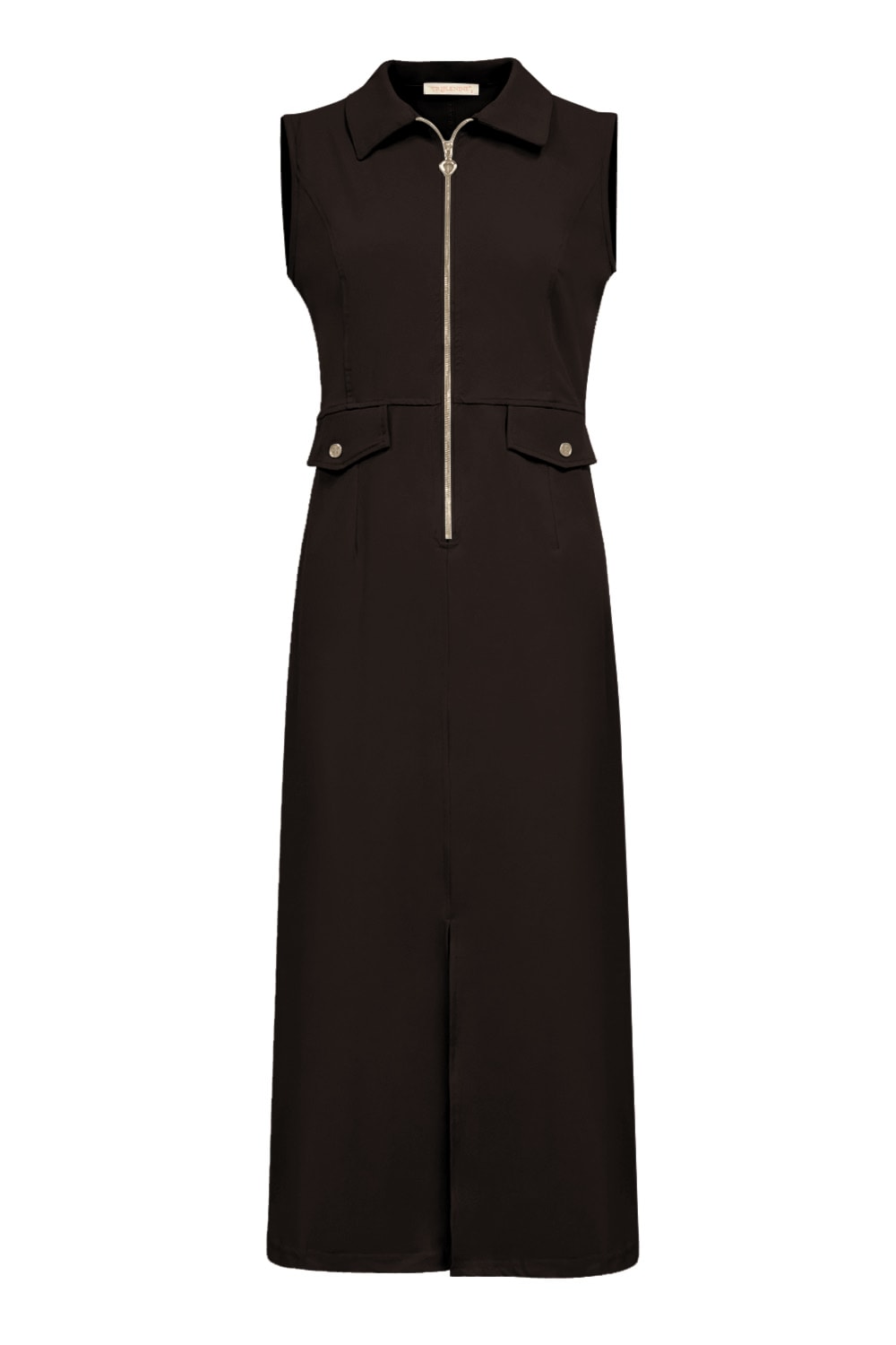 Triple Nine - Travel Jurk Melina Donkerbruin - 51806 Jurk - Est Voilà