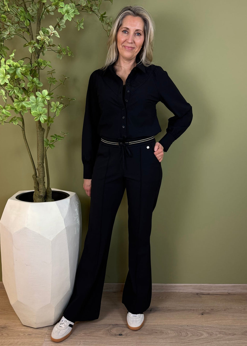 Triple Nine - Travel Broek Anna Zwart - 2304 - Peet kleding