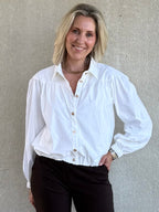 Triple Nine - Travel Blouse Sasha Wit - 5951 Blouse - Est Voilà