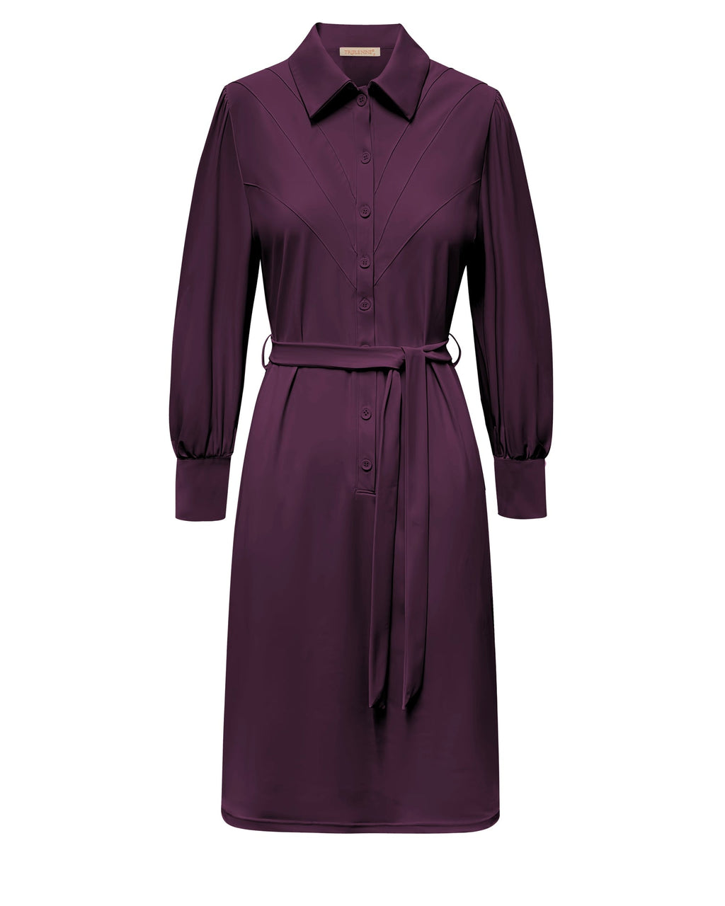 Triple Nine - Travel Jurk Retro Aubergine - 51841 Jurk - Est Voilà