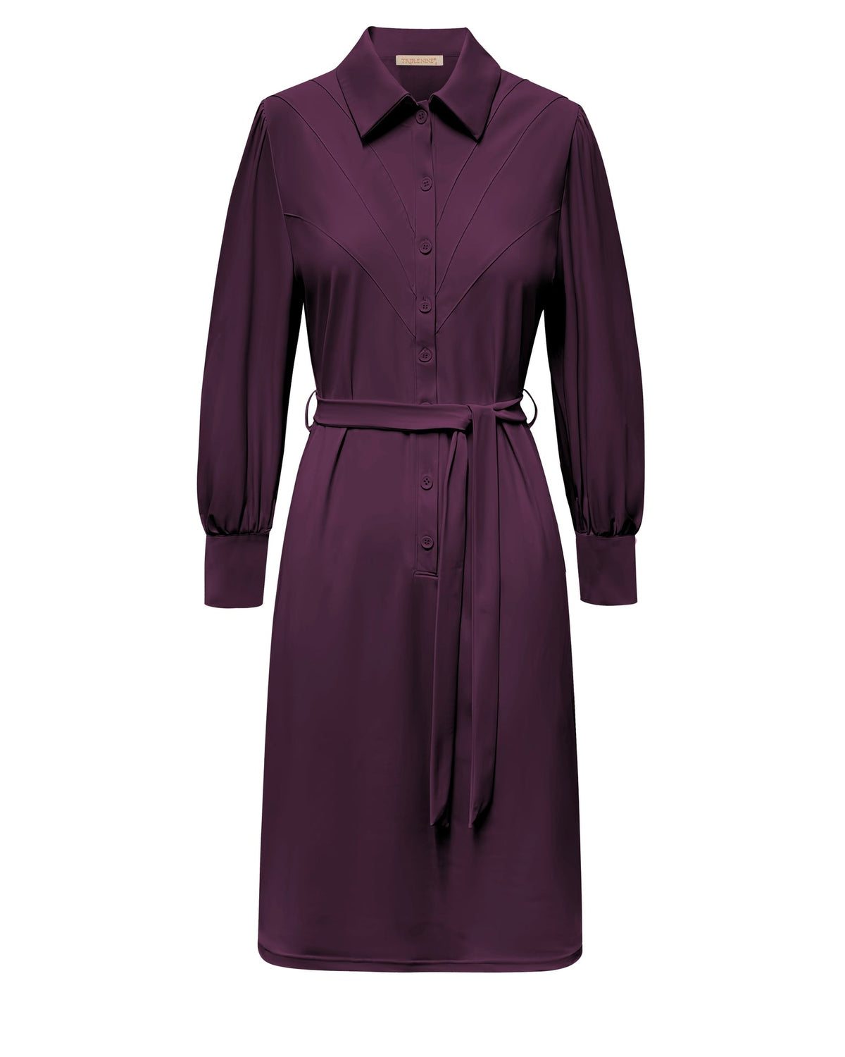 Triple Nine - Travel Jurk Retro Aubergine - 51841 Jurk - Est Voilà