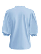 Triple Nine - Travel Blouse Juliette Lichtblauw - 5935 Blouse - Est Voilà