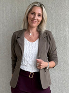 Triple Nine - Travel Blazer Francis Taupe - 3101 Blazer - Est Voilà