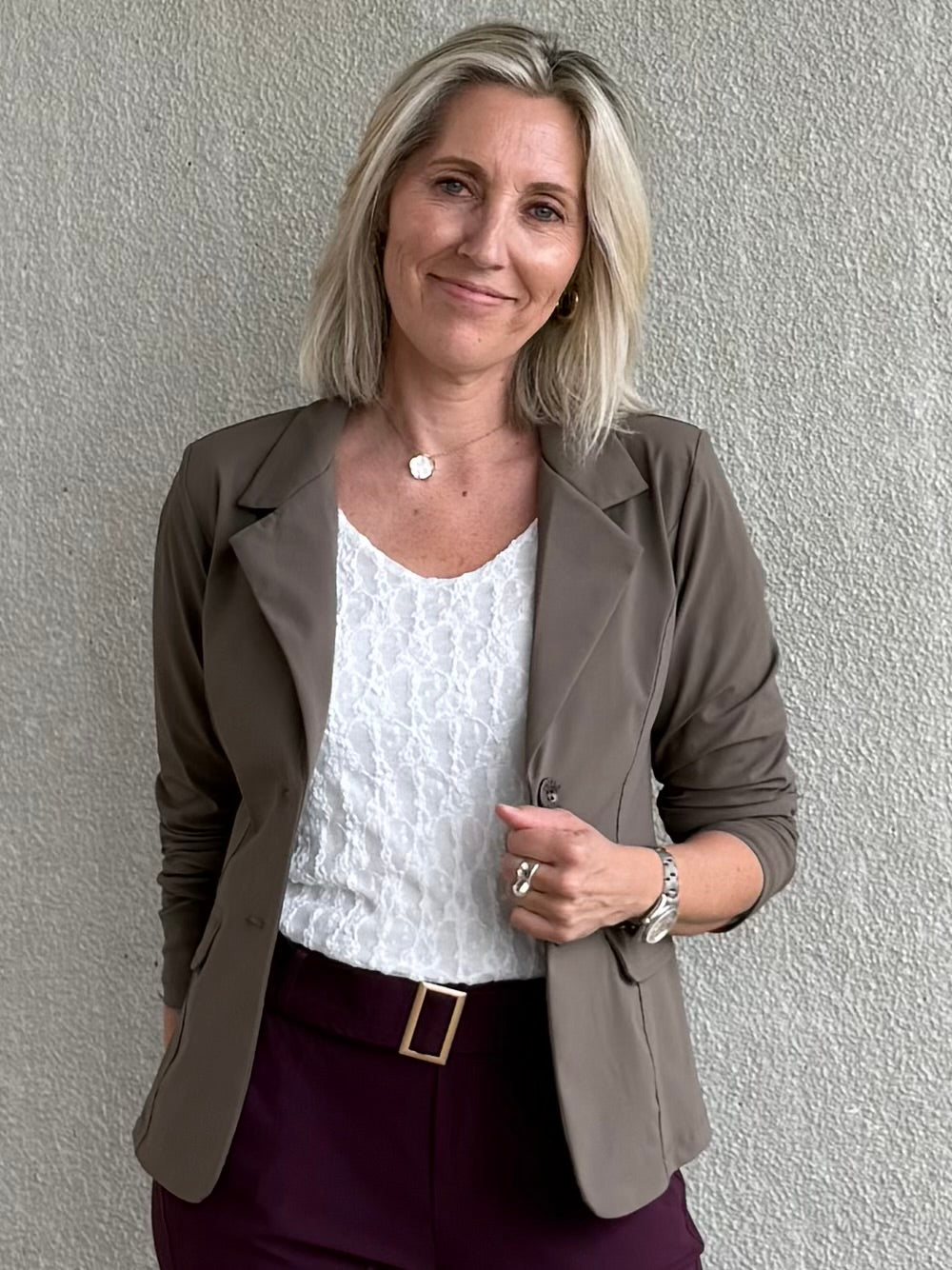 Triple Nine - Travel Blazer Francis Taupe - 3101 Blazer - Est Voilà
