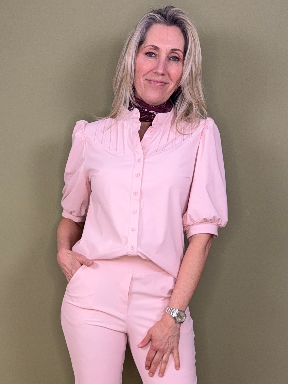 Triple Nine - Travel Blouse Emilie Poederroze - 5934 Blouse - Est Voilà