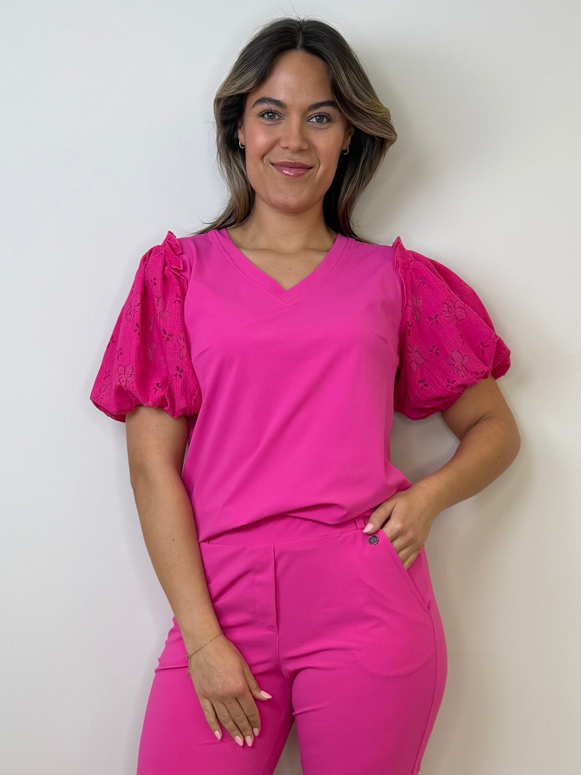 Triple Nine - Travel Top Ruth Fuchsia - 6949
