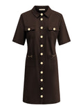 Triple Nine - Travel Jurk Rose Donkerbruin - 51824 Jurk - Est Voilà