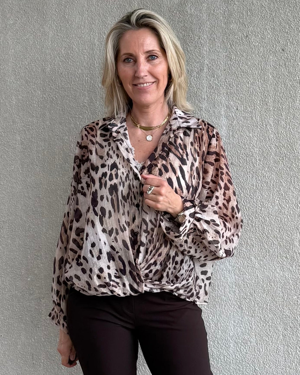 Blouse Dani Luipaard Dessin Blouse - Est Voilà