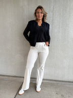 Fluffy Gilet Inky Zwart - 9001 Gilet - Est Voilà