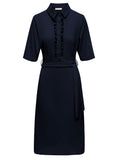 Triple Nine - Travel Jurk Anne Navy - 51825 Jurk - Est Voilà