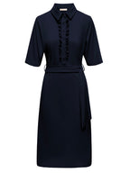 Triple Nine - Travel Jurk Anne Navy - 51825 Jurk - Est Voilà