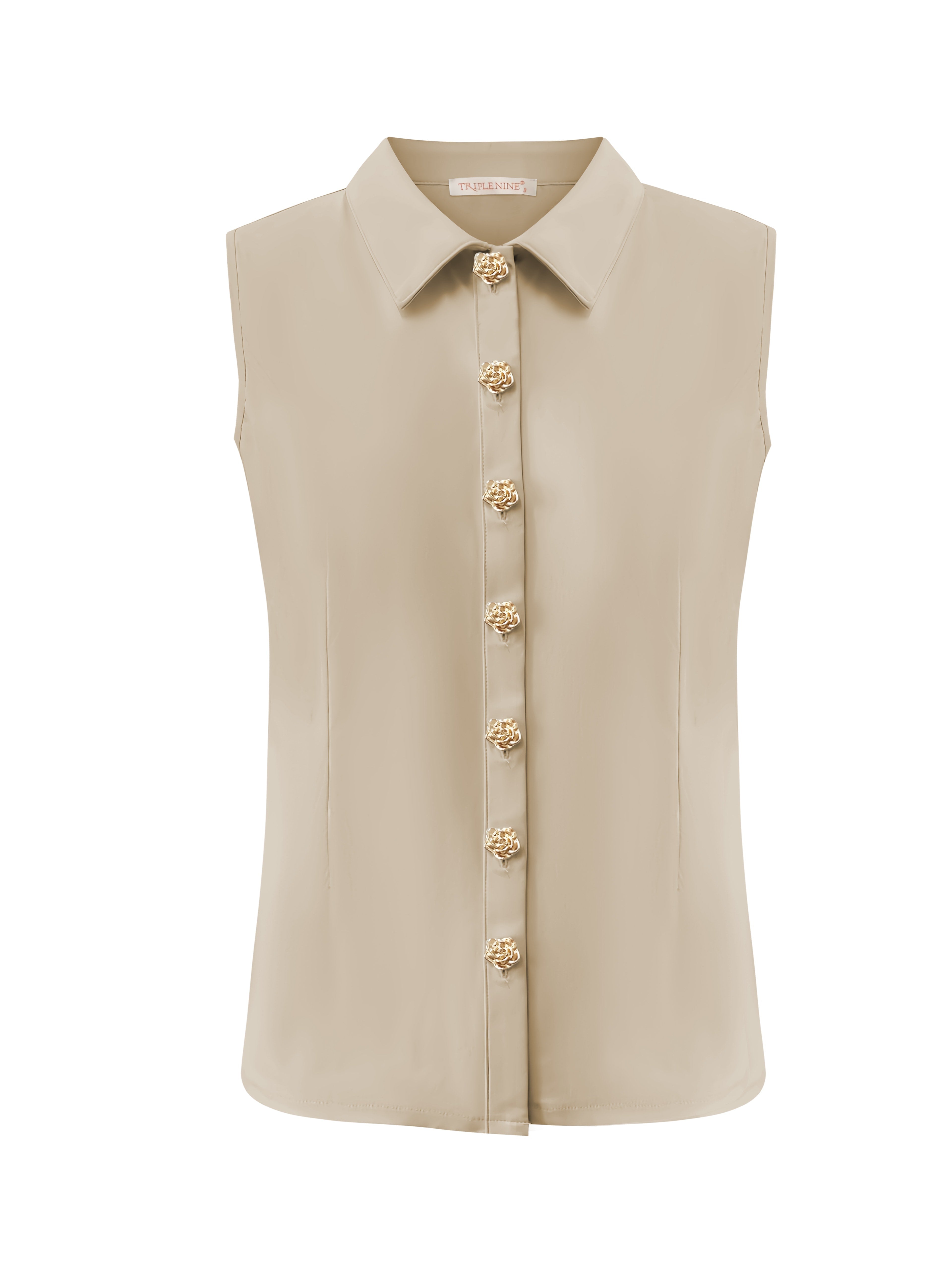 Triple Nine - Travel Blouse Marien Beige - 5932 Blouse - Est Voilà