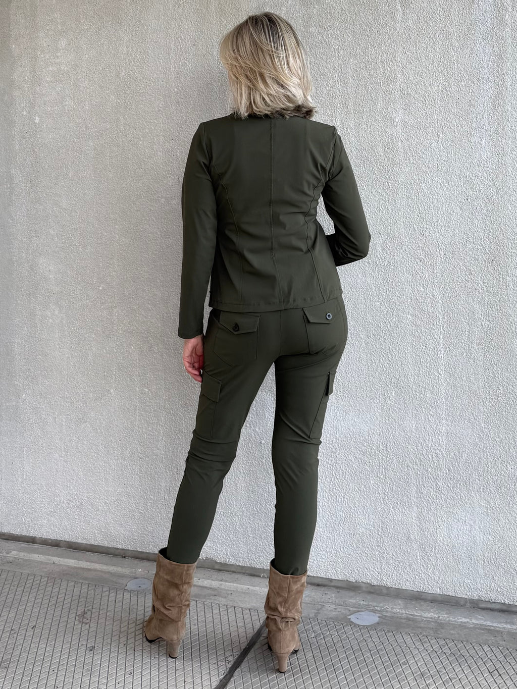 Triple Nine - Travel Broek Cargo Olijfgroen - 3001 Broek - Est Voilà