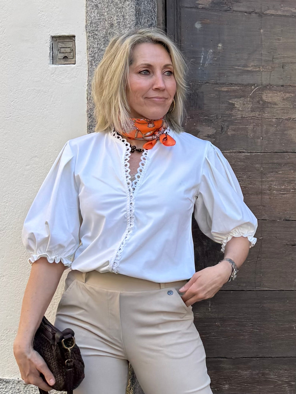 Triple Nine - Travel Blouse Juliette Wit - 5935 blouse - Est Voilà