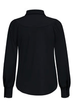Travel Blouse Moon Zwart - 5919 Blouse - Est Voilà