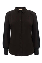 Travel Blouse Moon Donkerbruin - 5919 Blouse - Est Voilà