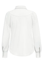 Travel Blouse Moon Wit - 5919 Blouse - Est Voilà