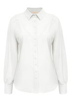 Travel Blouse Moon Wit - 5919 Blouse - Est Voilà