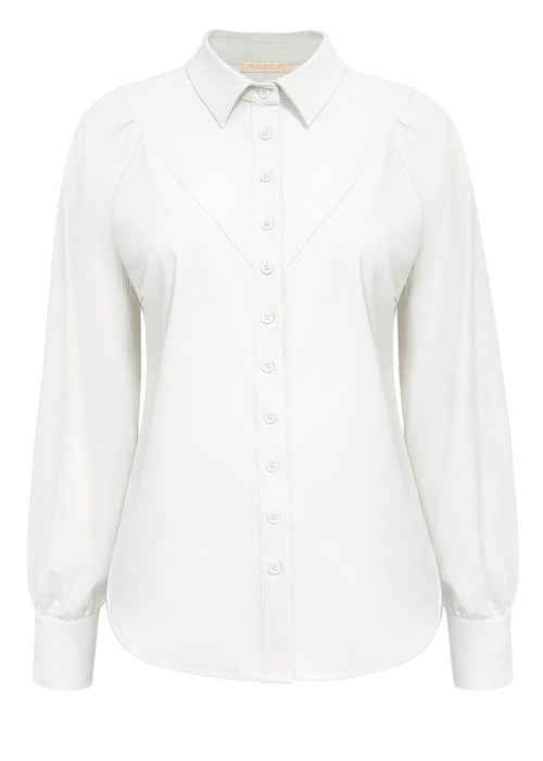 Triple Nine - Travel Blouse Moon Wit - 5919 (kopie) Blouse - Est Voilà