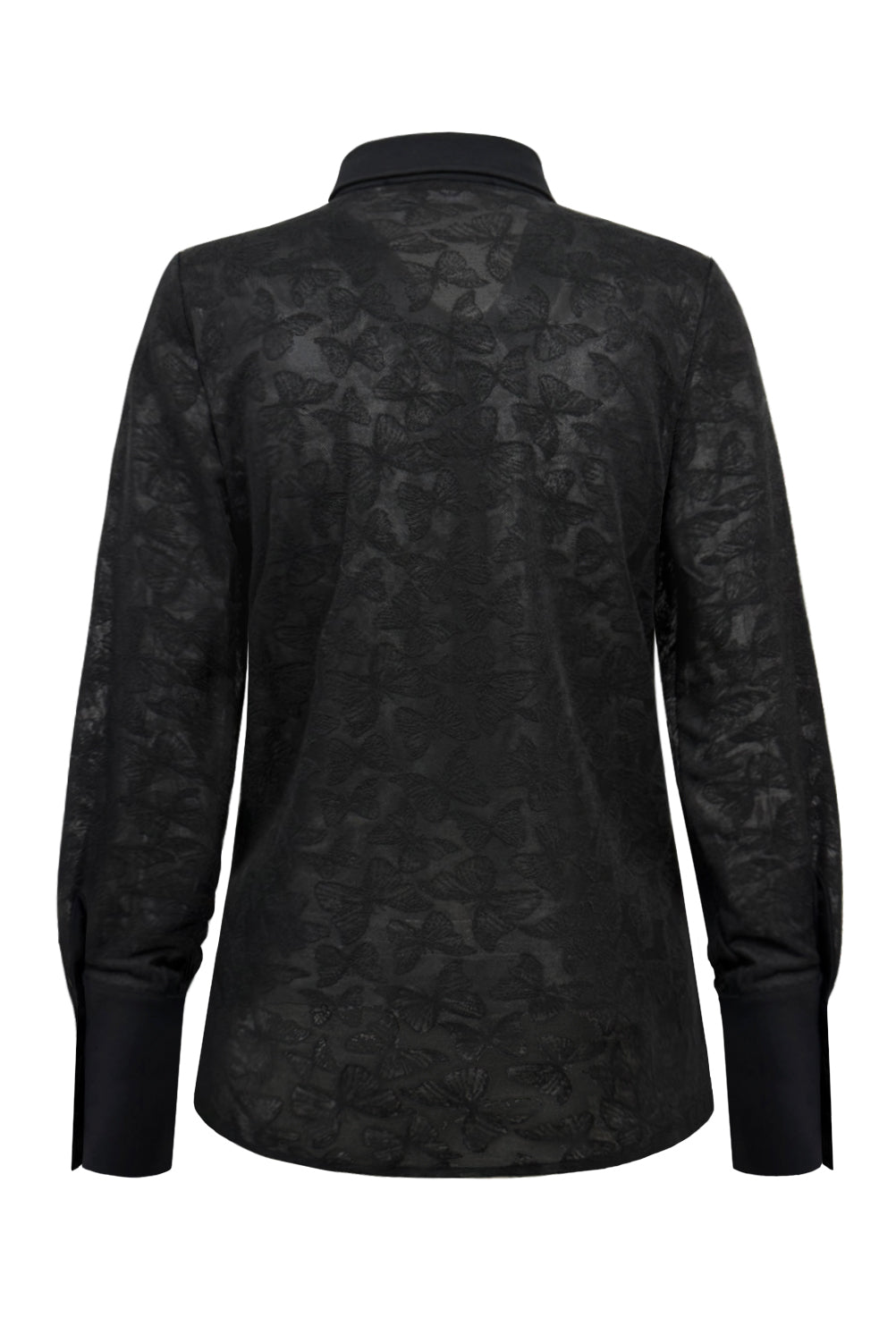 Travel Blouse Butterfly Zwart - 5920 - Est Voilà