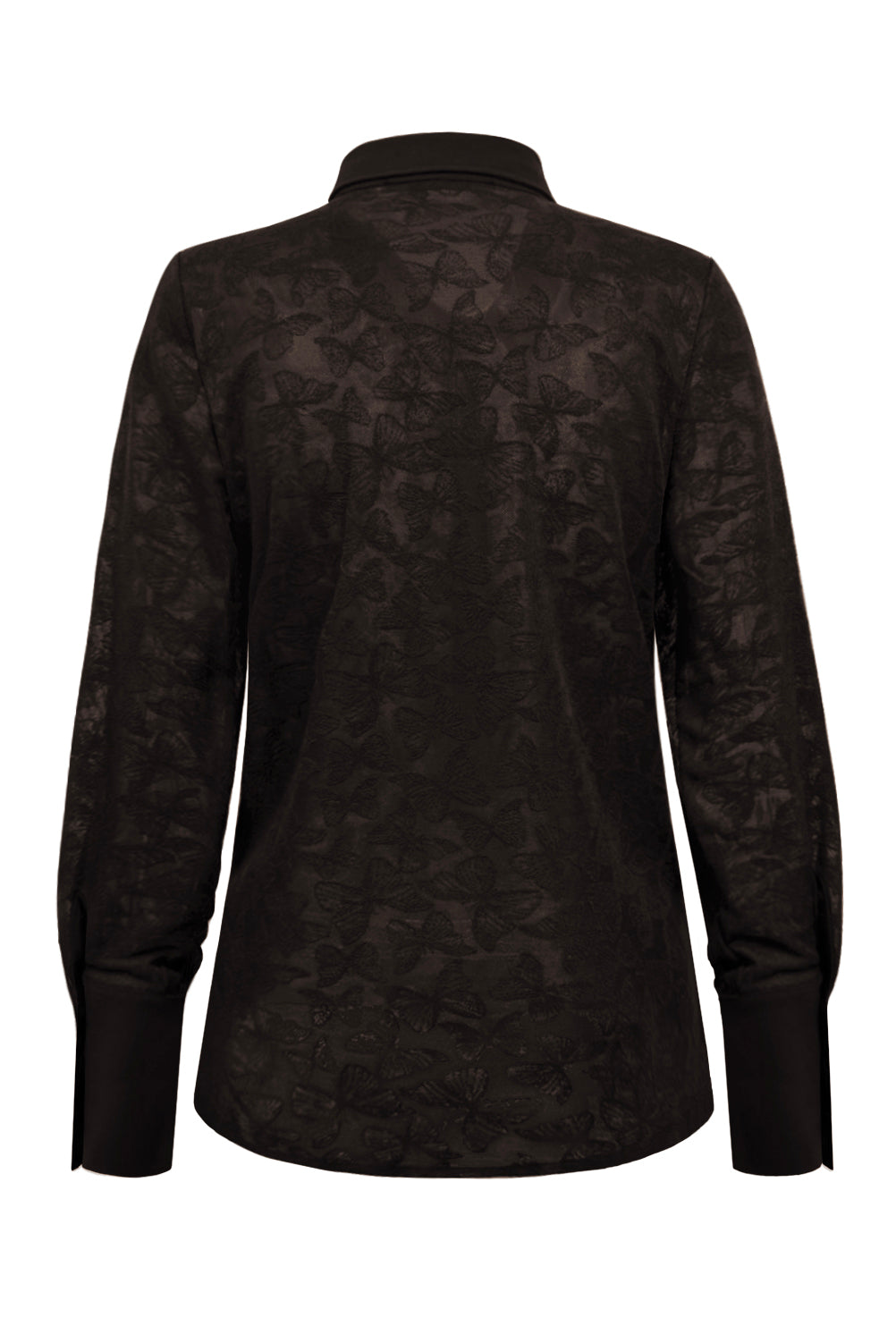 Travel Blouse Butterfly Donkerbruin - 5920 - Est Voilà