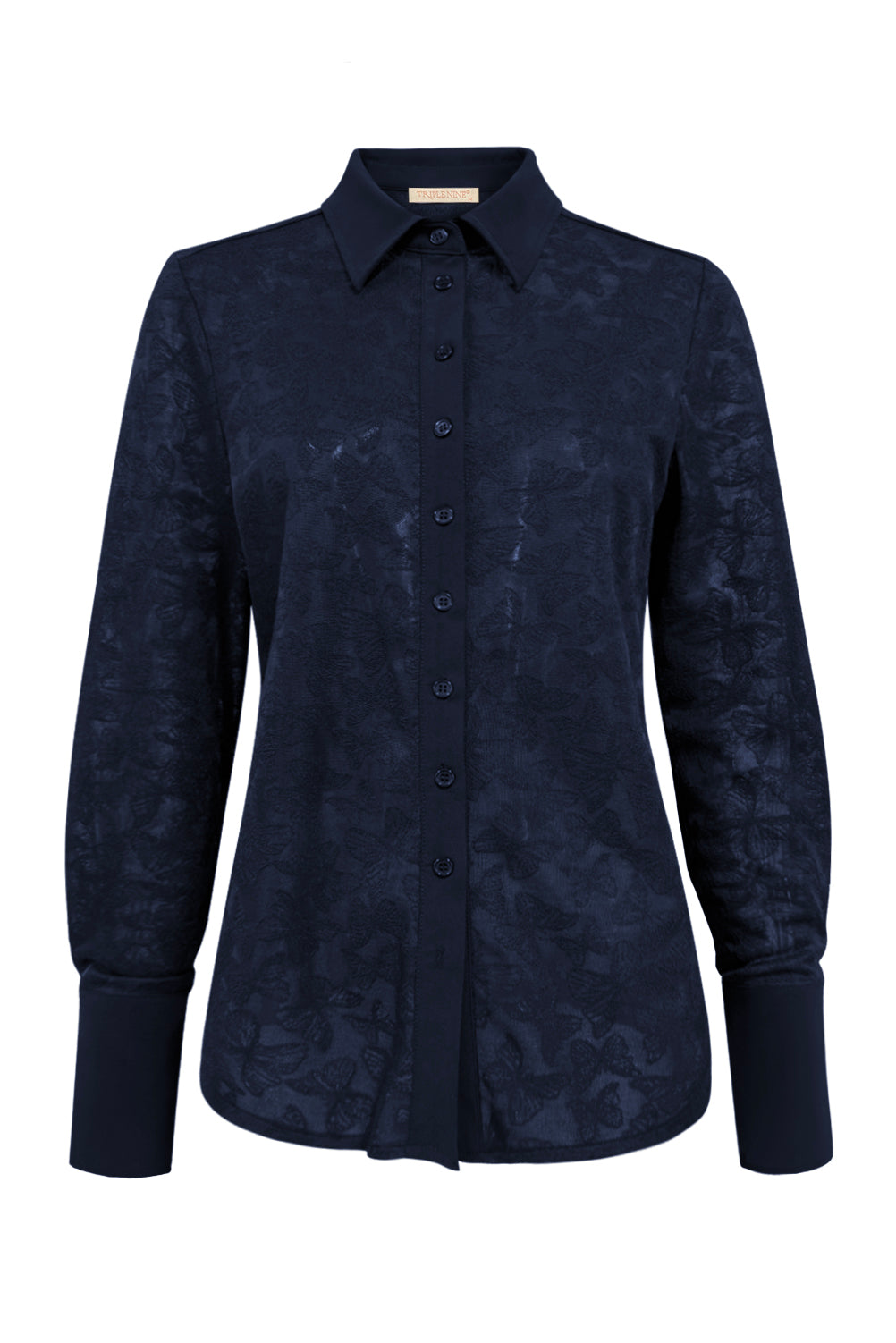 Travel Blouse Butterfly Navy - 5920 - Est Voilà