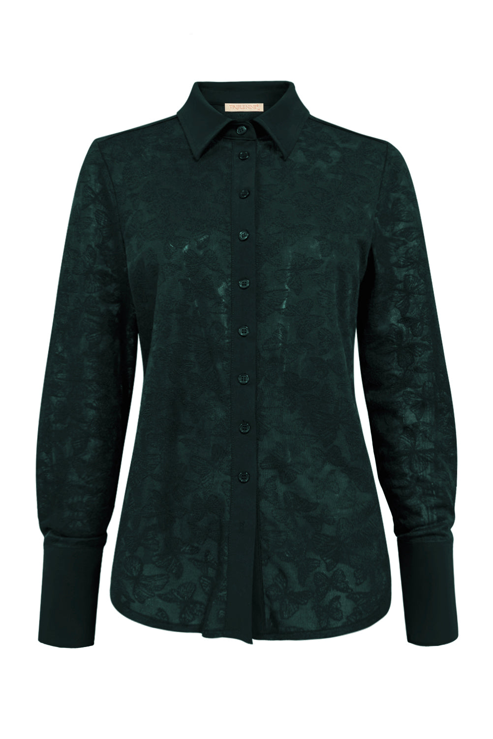 Travel Blouse Butterfly Groen - 5920 - Est Voilà