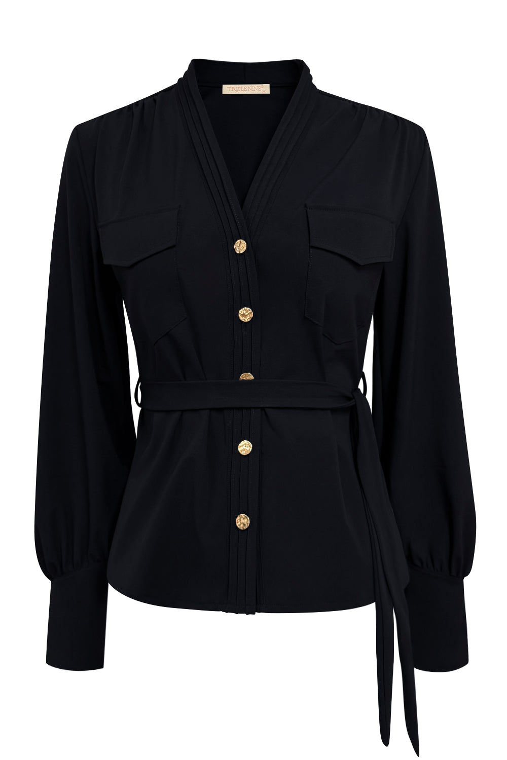 Travel Blouse Megan Zwart - 5926 - Est Voilà