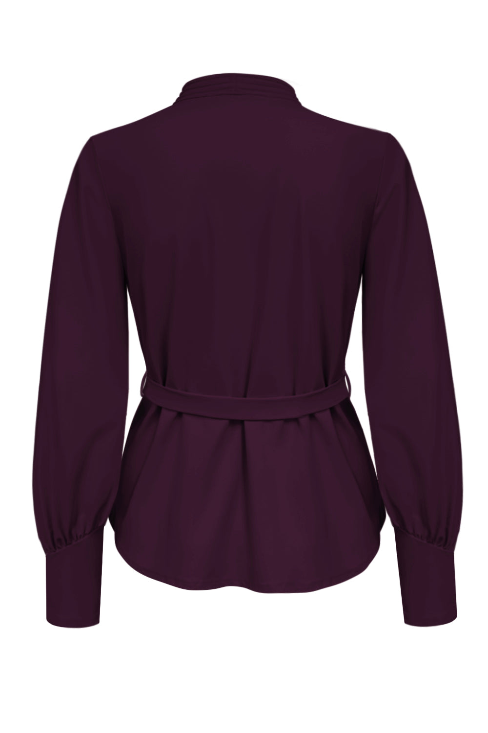 Travel Blouse Megan Aubergine - 5926 - Est Voilà