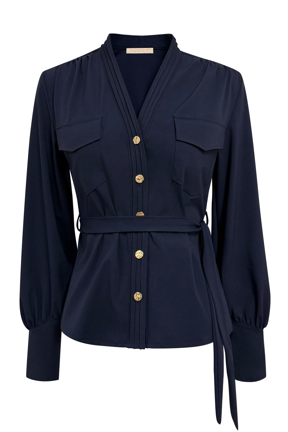 Travel Blouse Megan Navy - 5926 - Est Voilà