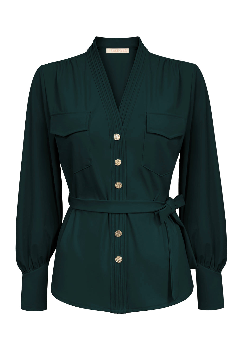 Travel Blouse Megan Groen - 5926 - Est Voilà
