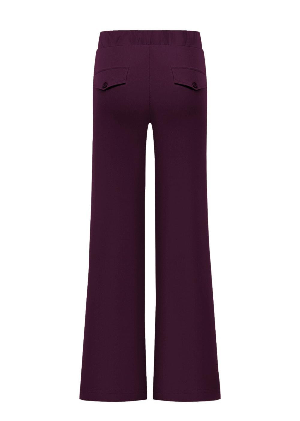 Triple Nine - Travel Broek Mirte Aubergine - 2701 Broek - Est Voilà