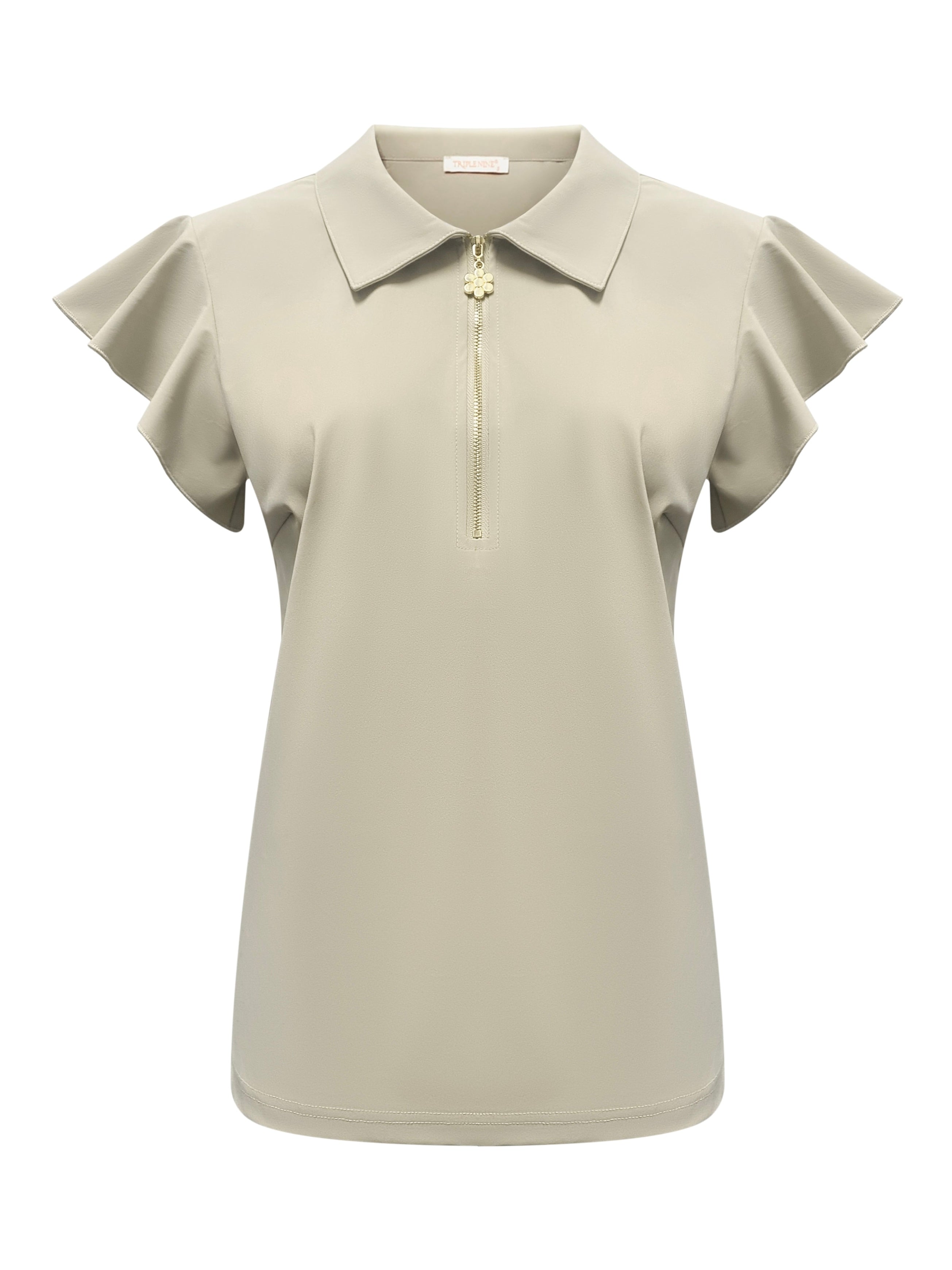 Triple Nine - Travel Top Fia Beige - 6937 top - Est Voilà