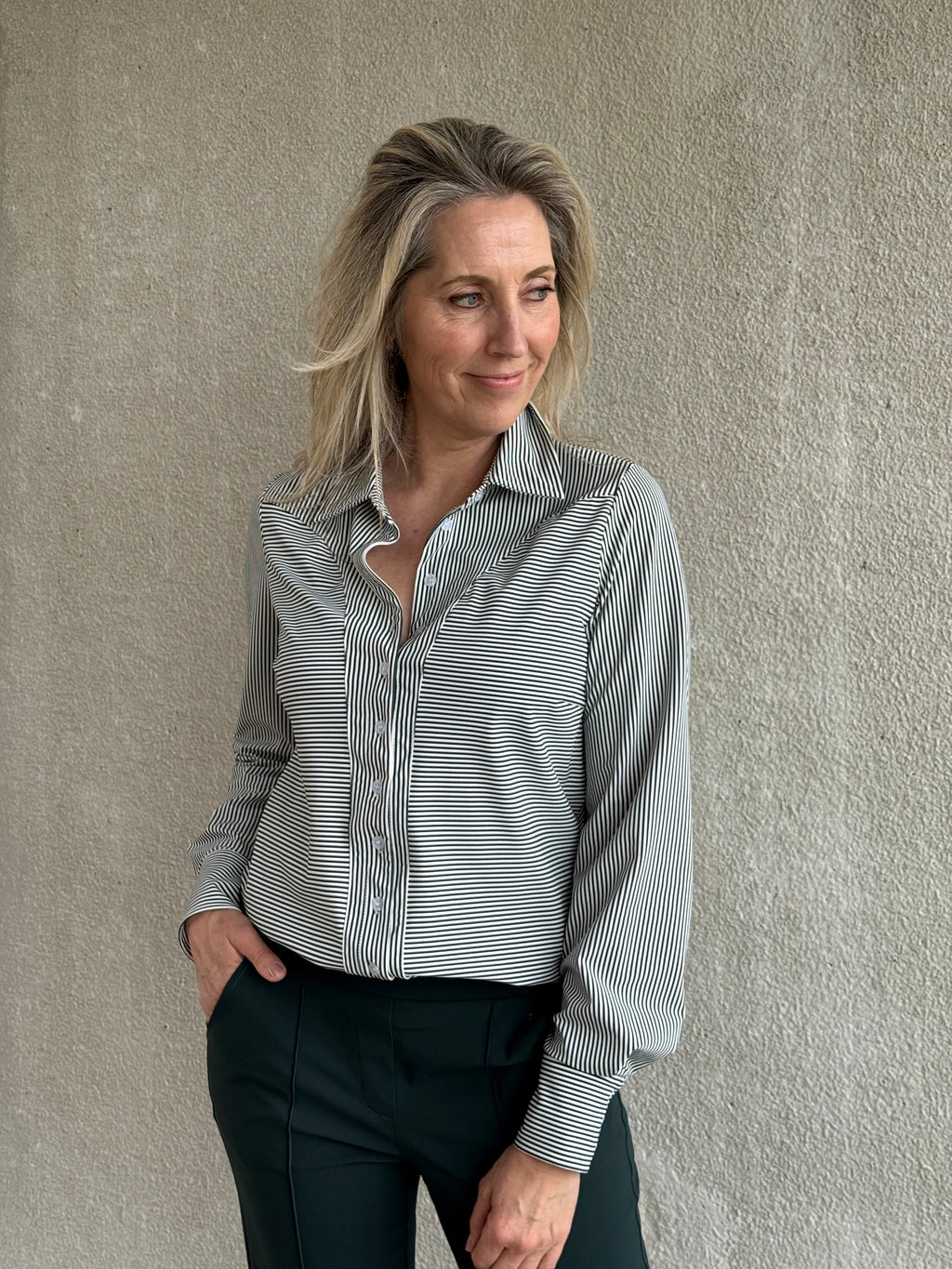 Travel Blouse Birgit Groen - 5922