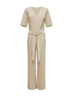 Triple Nine - Travel Jumpsuit Mila Beige - 51908 Jumpsuit - Est Voilà