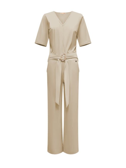 Triple Nine - Travel Jumpsuit Mila Beige - 51908 Jumpsuit - Est Voilà