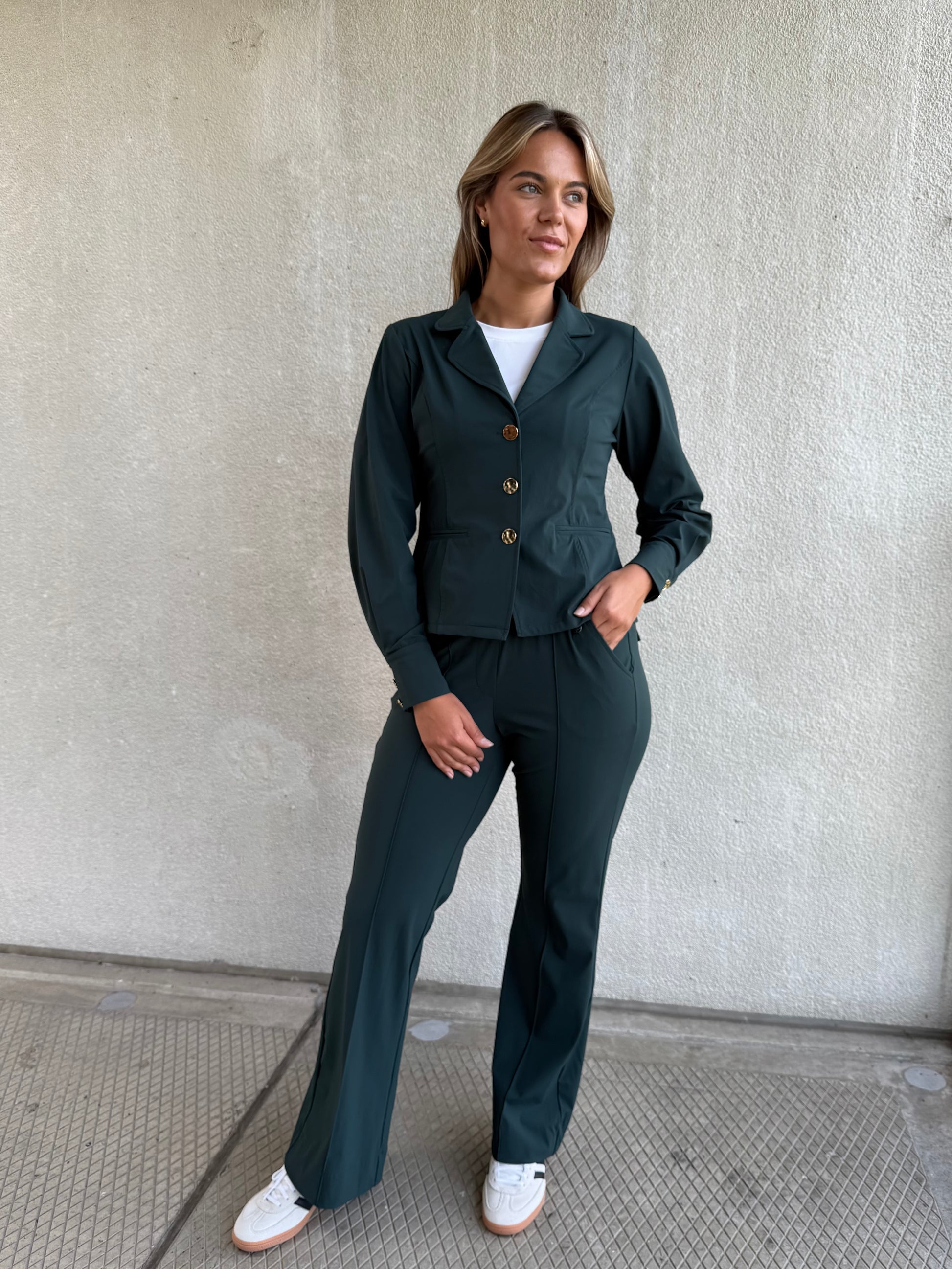 Travel Blazer Amelie Groen - 3904