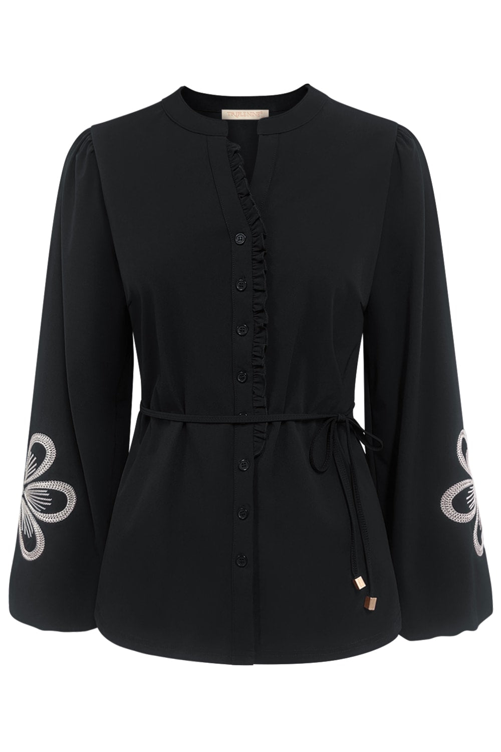 Travel Blouse Simone Donkerbruin - 5923