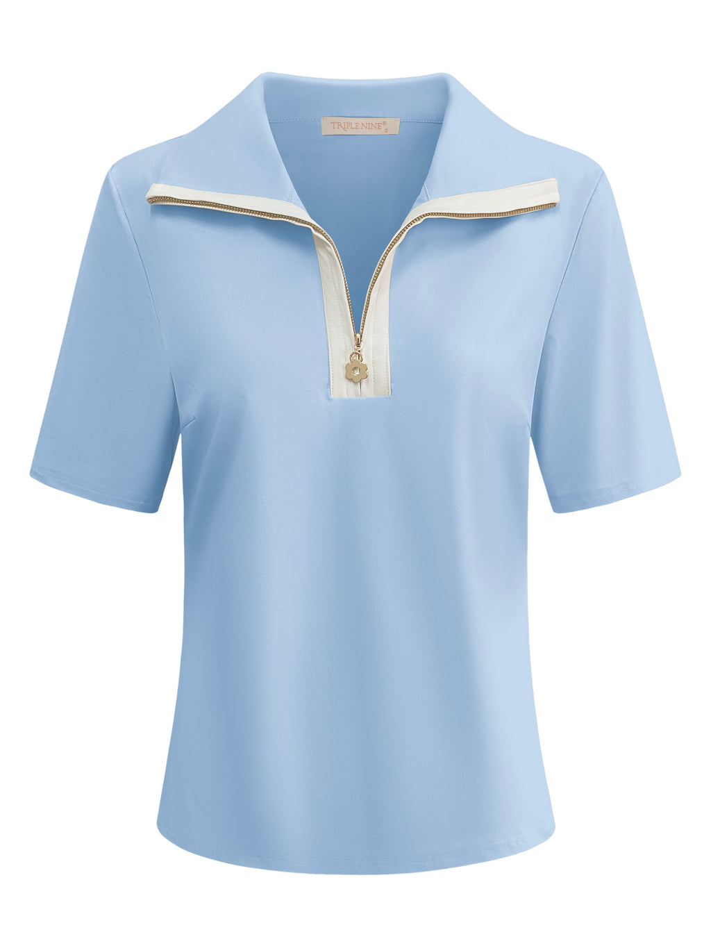 Triple Nine - Travel Top Monica Lichtblauw - 6945 top - Est Voilà