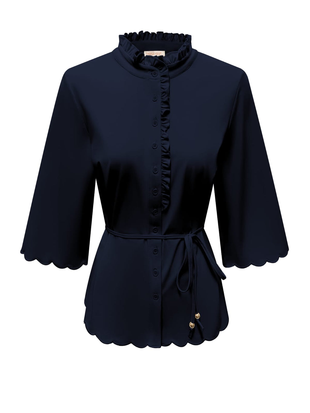 Triple Nine - Travel Blouse Chloé Navy - 5937 Blouse - Est Voilà
