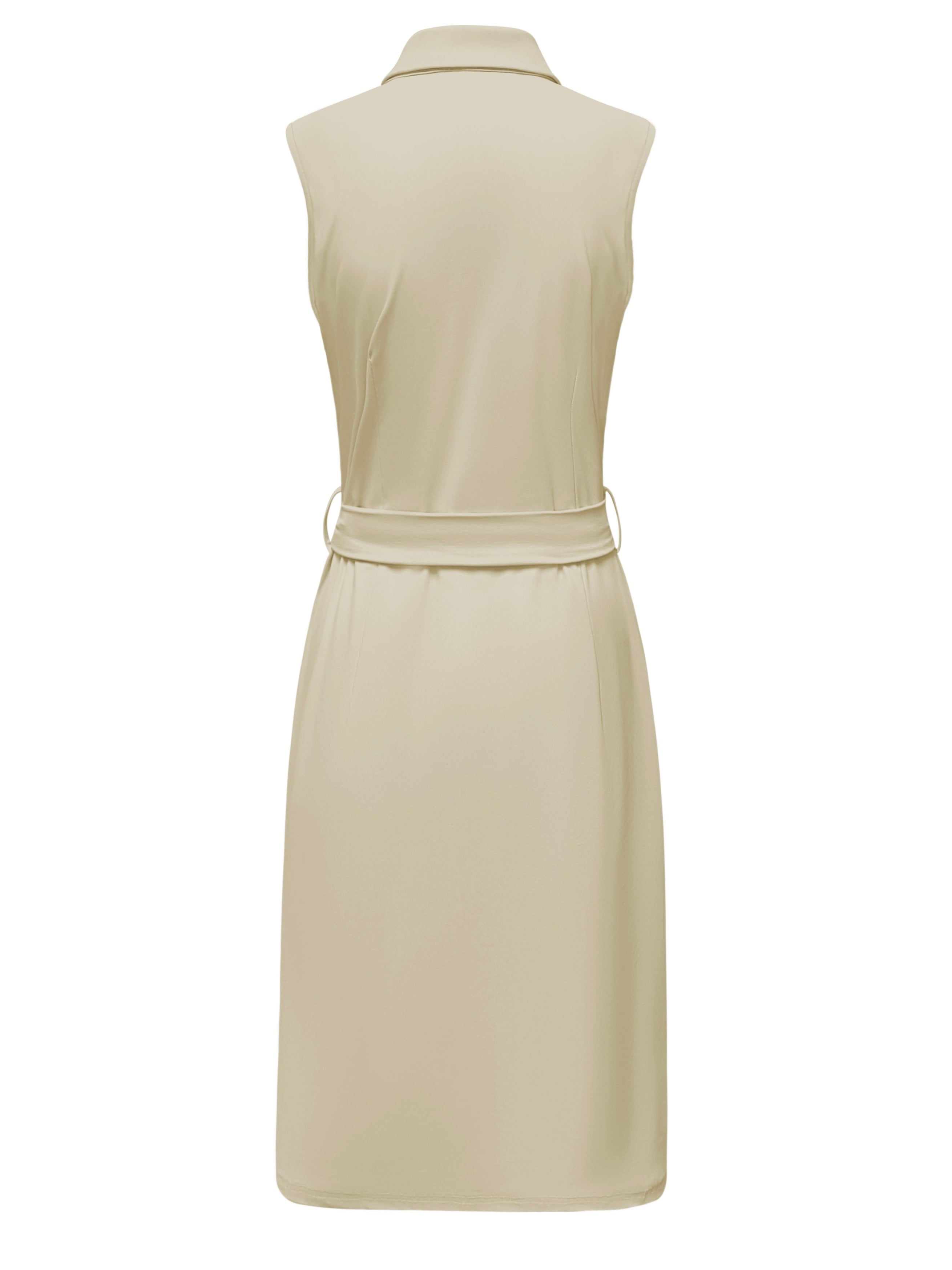 Triple Nine - Travel Jurk Elodie Beige - 51823 Jurk - Est Voilà