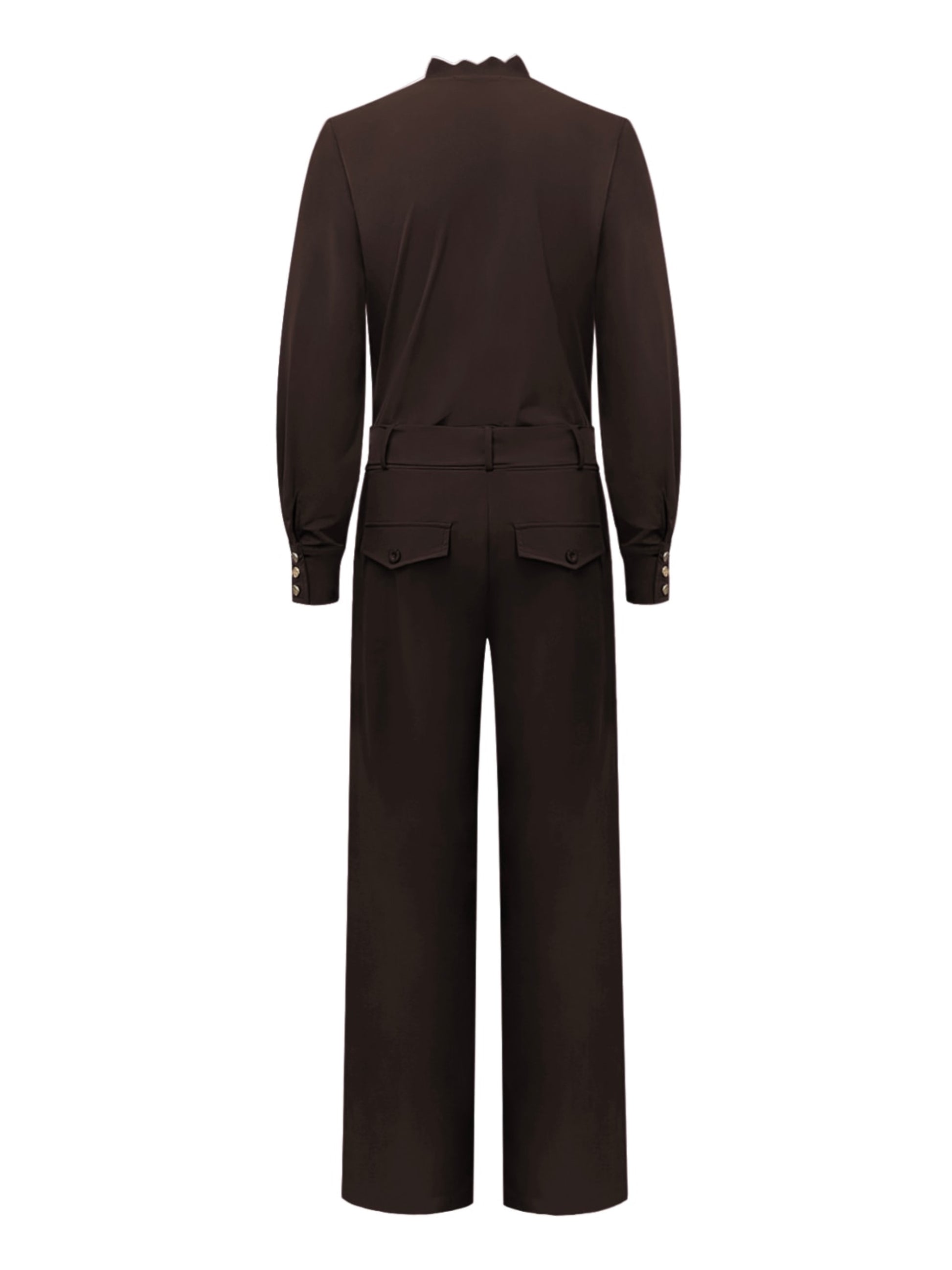 Travel Jumpsuit Milana Donkerbruin - 51907