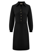 Triple Nine - Travel Jurk Marin Zwart - 51839 Jurk - Est Voilà
