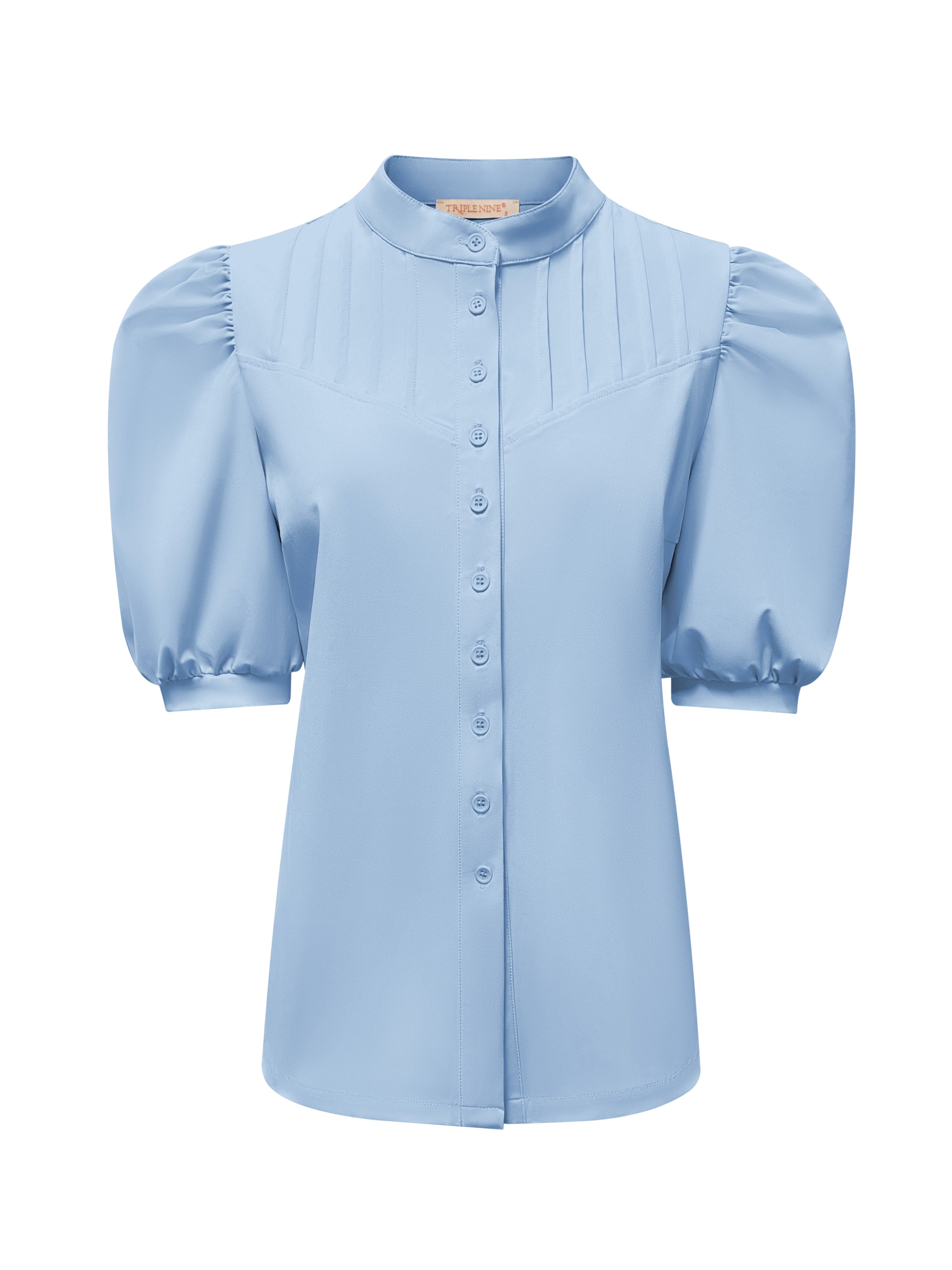 Triple Nine - Travel Blouse Emilie Lichtblauw - 5934 Blouse - Est Voilà